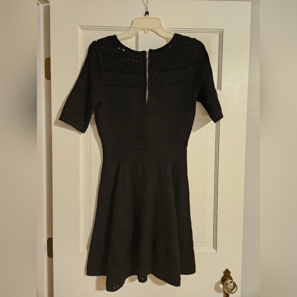 Milly Ribbed Knit LBD - Picture 3 of 5